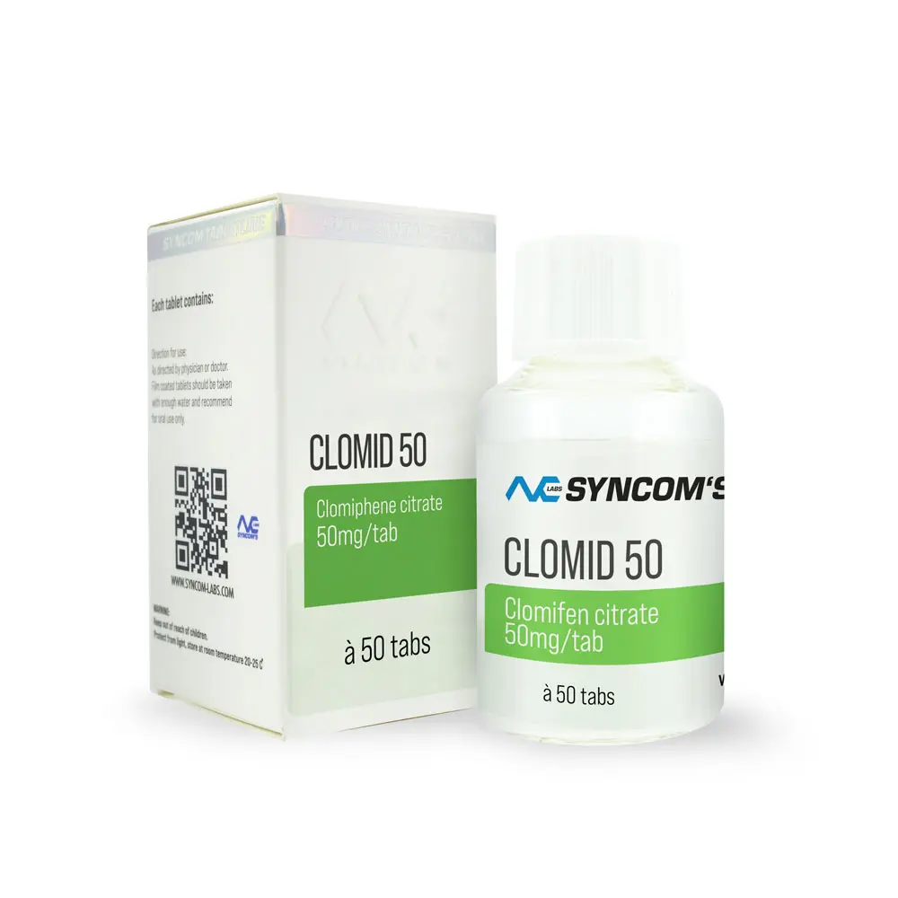 Clomid – Clomiphene Citrate [50mg/50tabs] | Syncom Labs